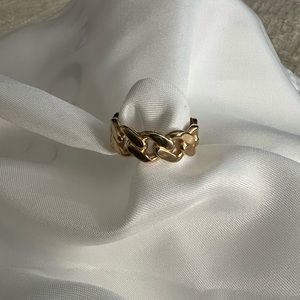 // 18K (750) REAL SOLID GOLD LINK RING